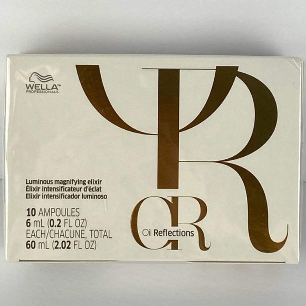 Wella Oil Reflections Luminous Magnifier Elixir 10 - 6ml Ampoules NEW - 1 of 2
